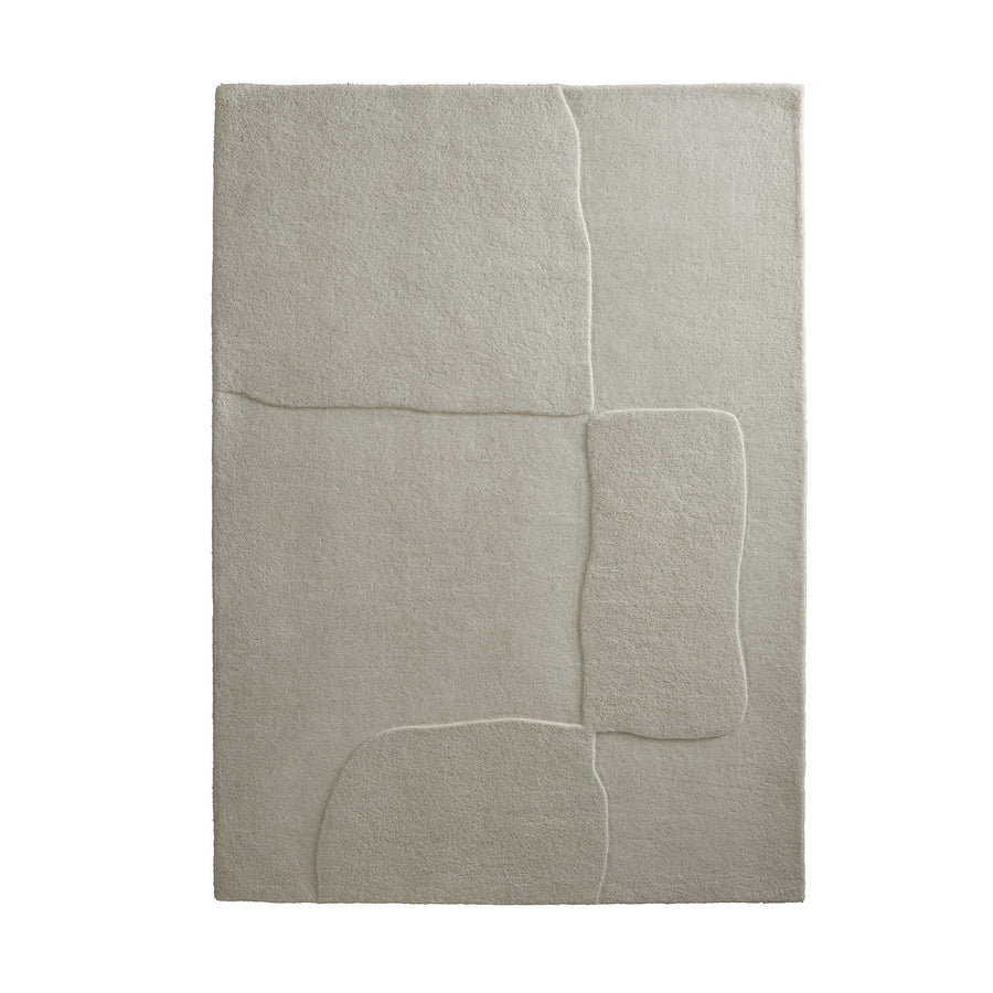 Origins Sculptured Boulder Cream Rug