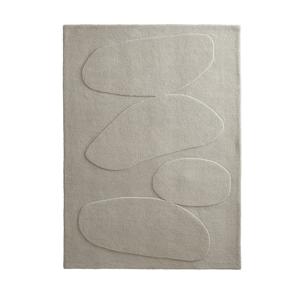 Origins Sculptured Pebble Oatmeal Rug
