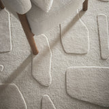 Origins Sculptured Stone Oatmeal Rug