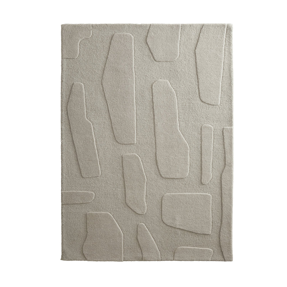 Origins Sculptured Stone Oatmeal Rug