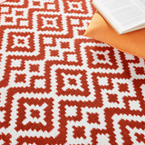 Origins Aztec Terracotta/Grey Rug