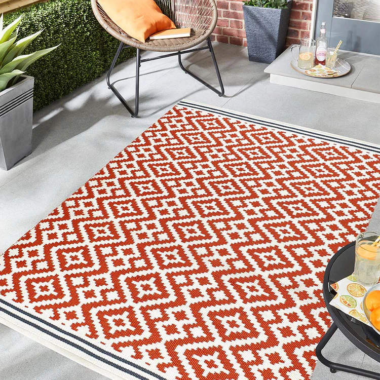Origins Aztec Terracotta/Grey Rug