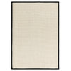 Asiatic Korra Double Loop Rug - Charcoal Cream - 240 x 340