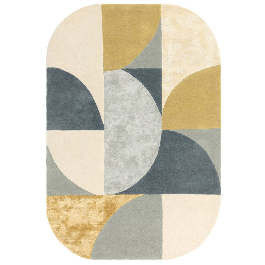 Asiatic Matrix Oval Sunset Rug