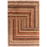 Asiatic Matrix Network Rug - Terracotta - 200 x 300