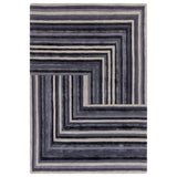 Asiatic Matrix Network Rug - Indigo - 200 x 300