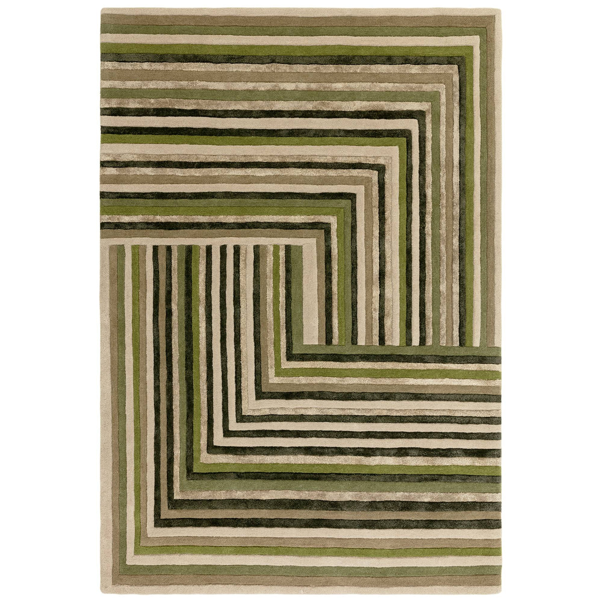 Asiatic Matrix Network Rug - Forest - 200 x 300