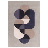 Asiatic Matrix Statement Rug - Grey - 200 x 300