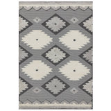 Asiatic Monty Tribal Rug - Black/Cream - 200 x 290