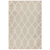 Asiatic Monty Diamond Rug - Beige/Cream - 160 x 230