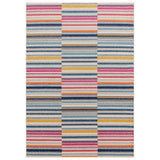 Asiatic Muse Coloured Stripe Rug - Multi - 200 x 290