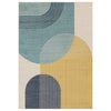 Asiatic Muse Retro Rug - Blue - 200 x 290