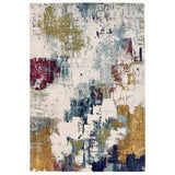 Asiatic Nova Abstract Rug - Mustard Multi - 240 x 340