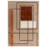 Asiatic Reef Outline Rug - Terracotta - 200 x 290