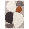 Asiatic Reef Mid Century Rug - Grey - 200 x 290
