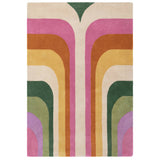Asiatic Romy Retro Rug - Pink - 200 x 290