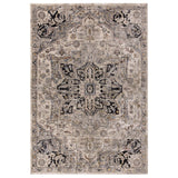 Asiatic Sovereign Antique Medallion Rug - Grey/Silver - 240 x 330