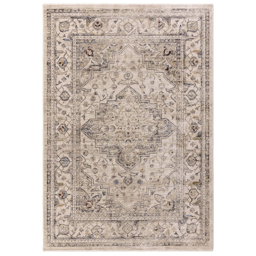 Asiatic Sovereign Ash Medallion Rug